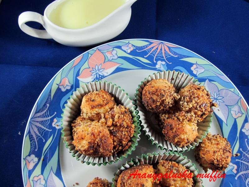 Aranygaluska muffin